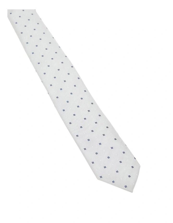 Diamond Tie in Light Grey