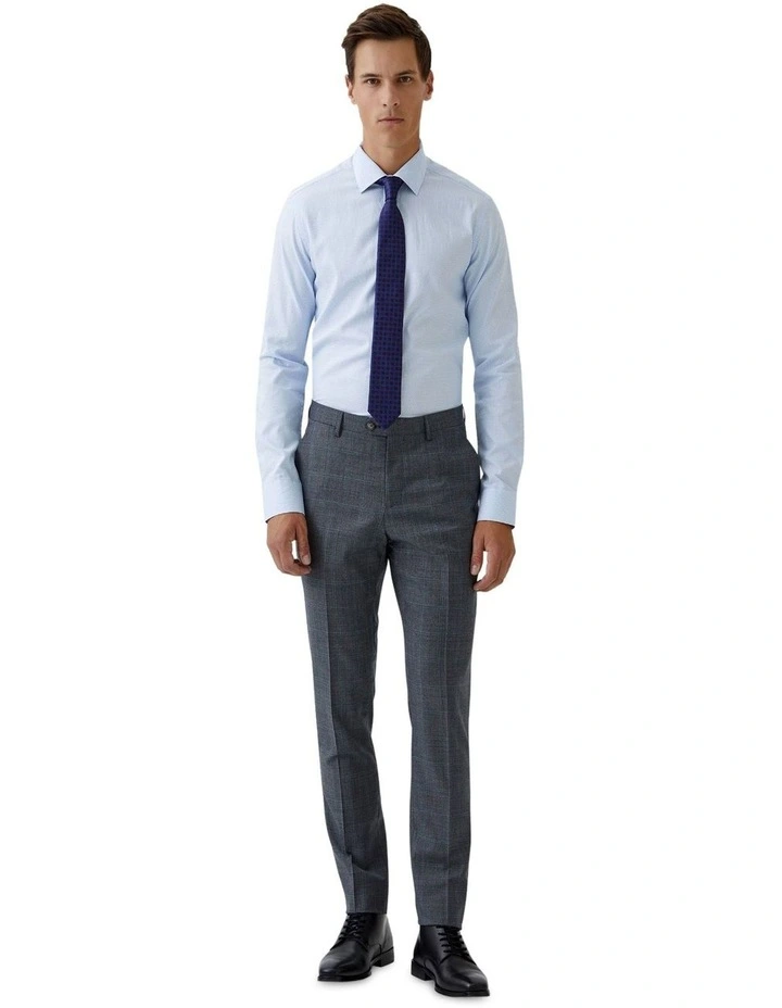 Beckton Dotted Cotton Shirt in Sky