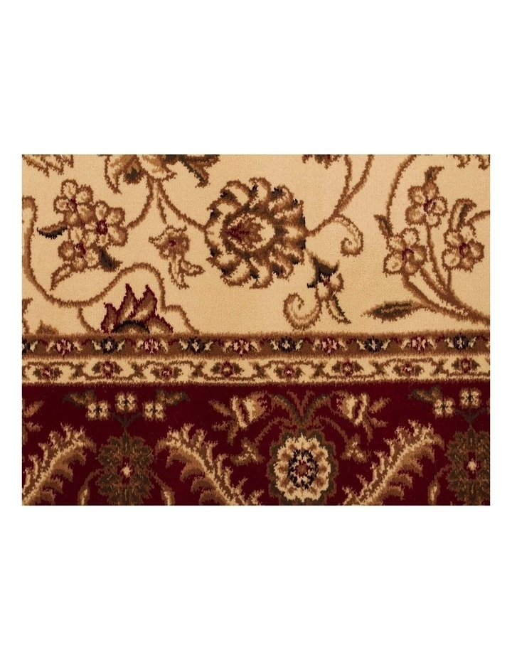 Sydney Medallion Runner Rug in Ivory