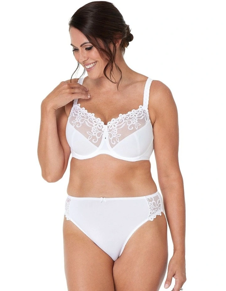 Coral Hikini in White