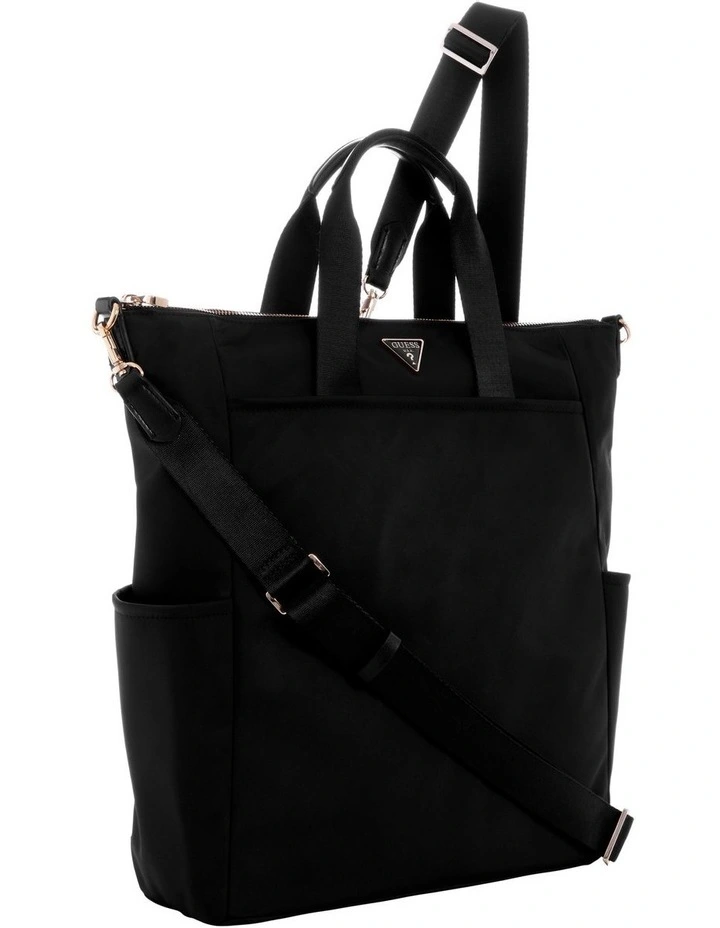Eco Gemma Convertable Tote in Black