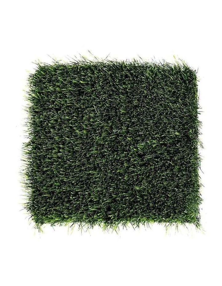 Artificial Grass Floor Tile Garden Lawn Decor x10 in Green