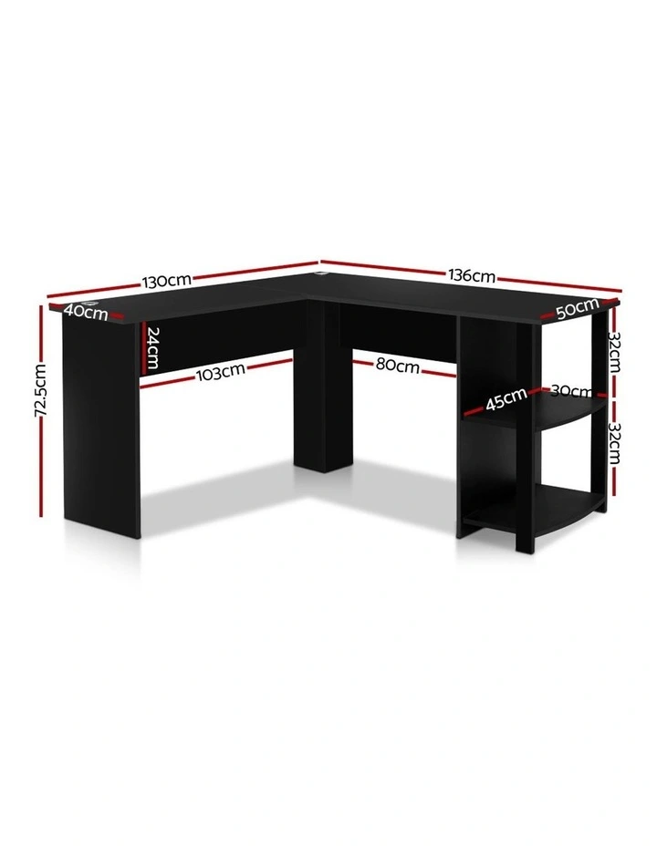 Office Computer Desk Corner Student Study Table Workstation L-Shape
