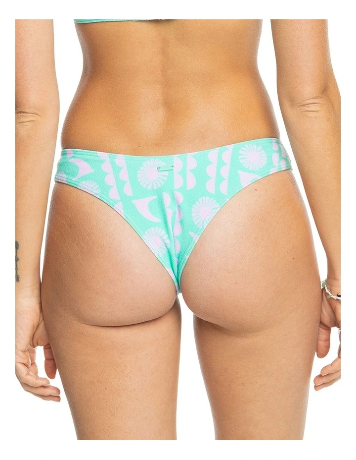 Surf Saavy Cheeky Bikini Bottoms in Aruba Blue Small