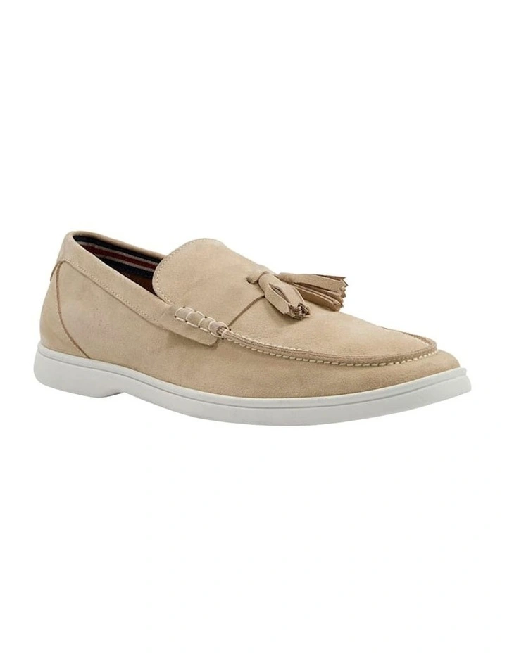Bloom Tassel Loafer in Sand