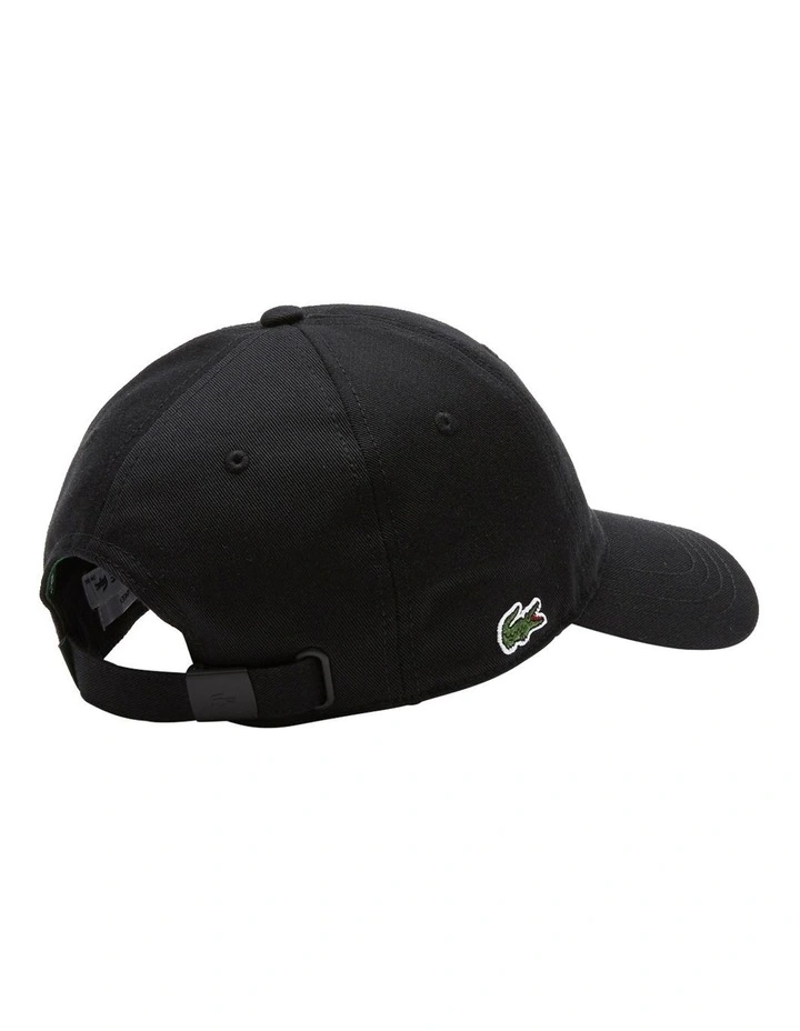 Essentials Side Croc Cap in Black