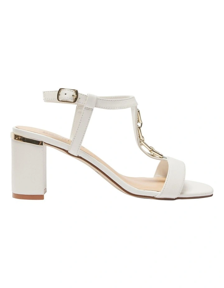Unicorn Sandals in White Leather