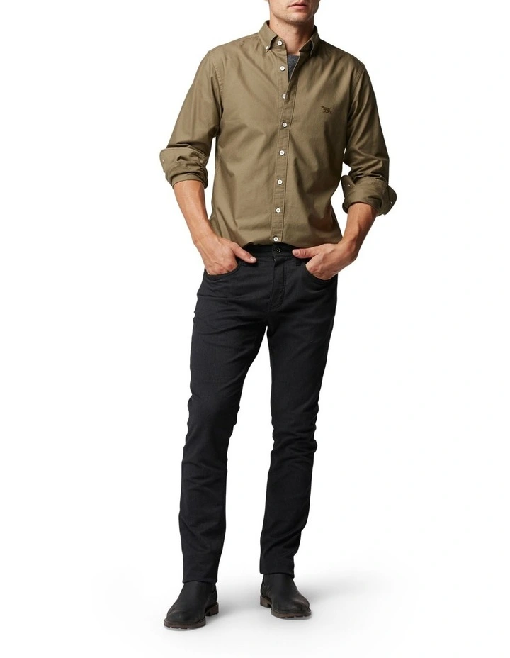 Motion Melange Straight Fit Jean Regular Leg Onyx