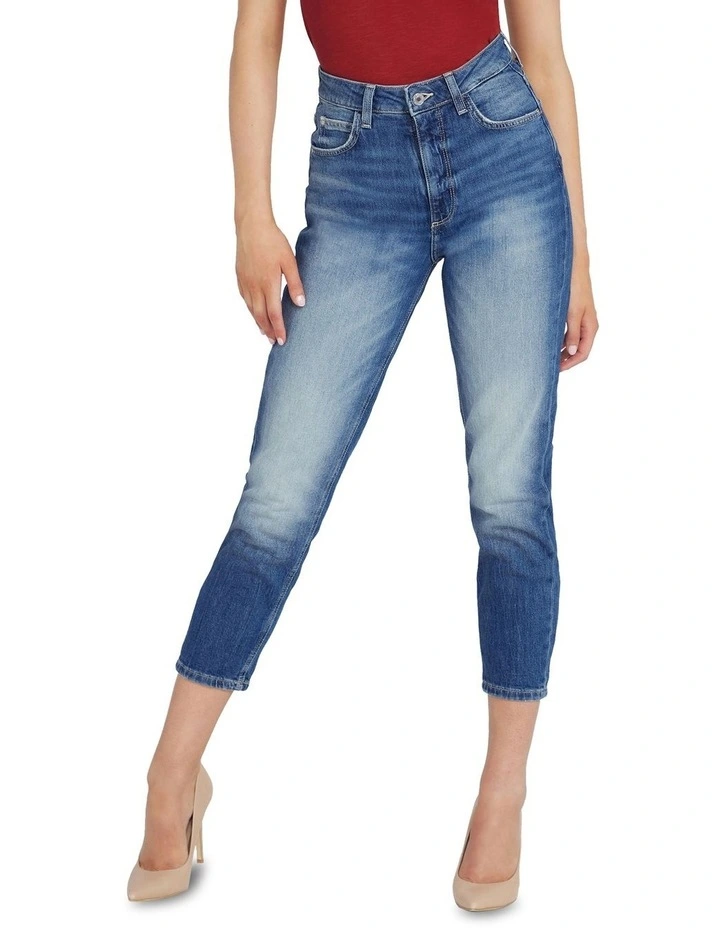 Mom Jean in Blue
