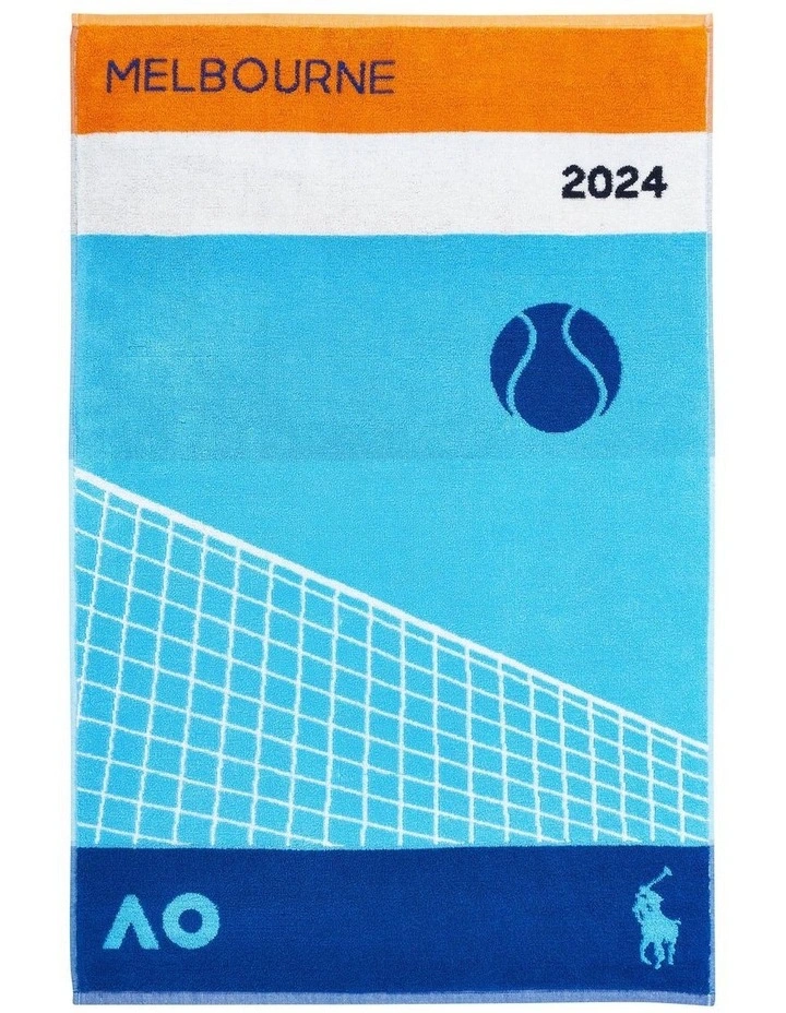 Australian Open Gym Towel in Blue