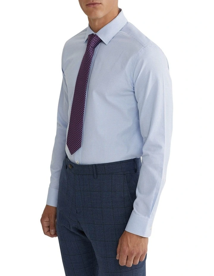 Beckton Dobby Shirt in Blue