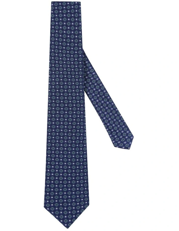 Bowen Tie in Navy Green