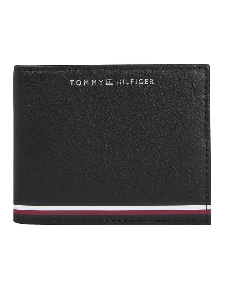 Small Leather Credit Card Holder in Black