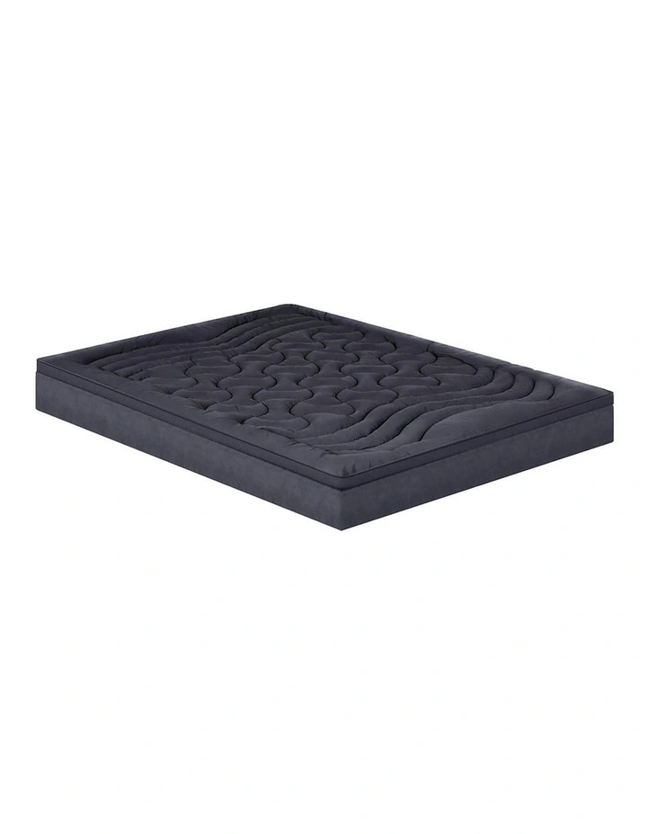 3-Zone Pillowtop Queen Mattress Topper in Charcoal