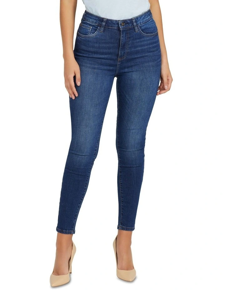 Simmone High Rise Skinny Jeans in Kimberley Dark