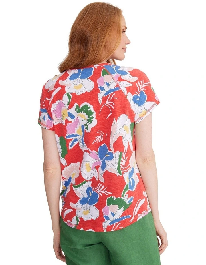 Perennial Print Tee in Multi