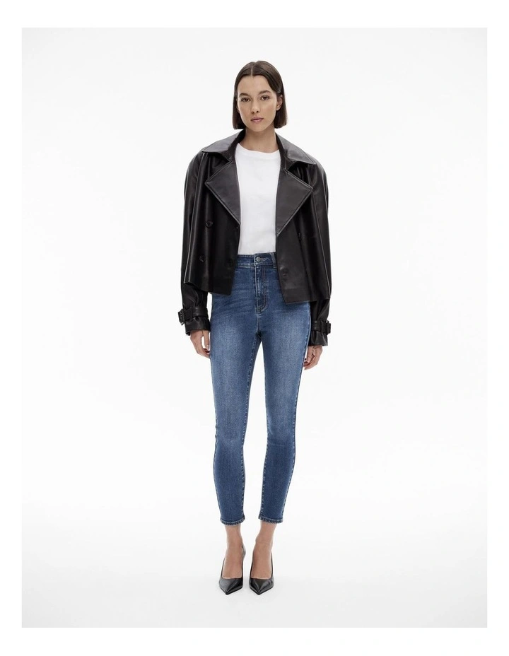 7/8 Skinny Jean in Indigo
