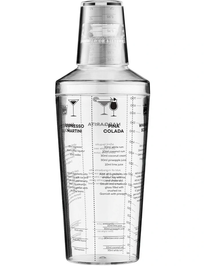 Cocktail & Co Cocktail Recipe Shaker 700ML Gift Boxed