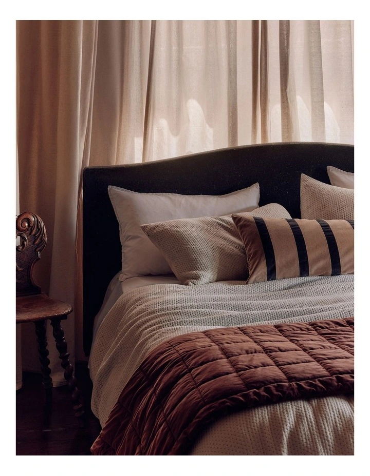 Bowie Super King Quilt Cover in Natural