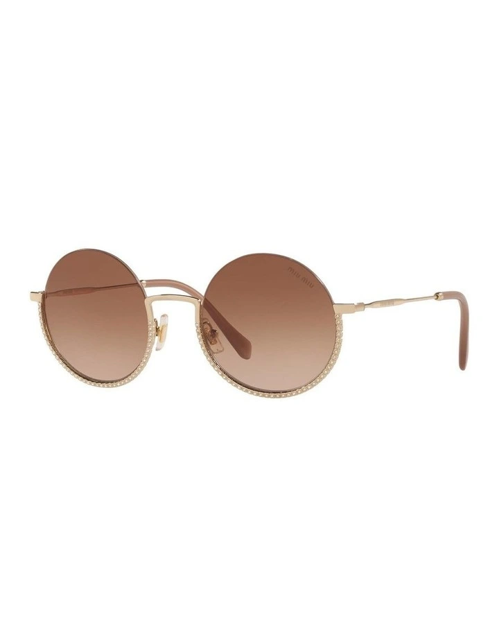 MU 69US Core Collection Gold Sunglasses
