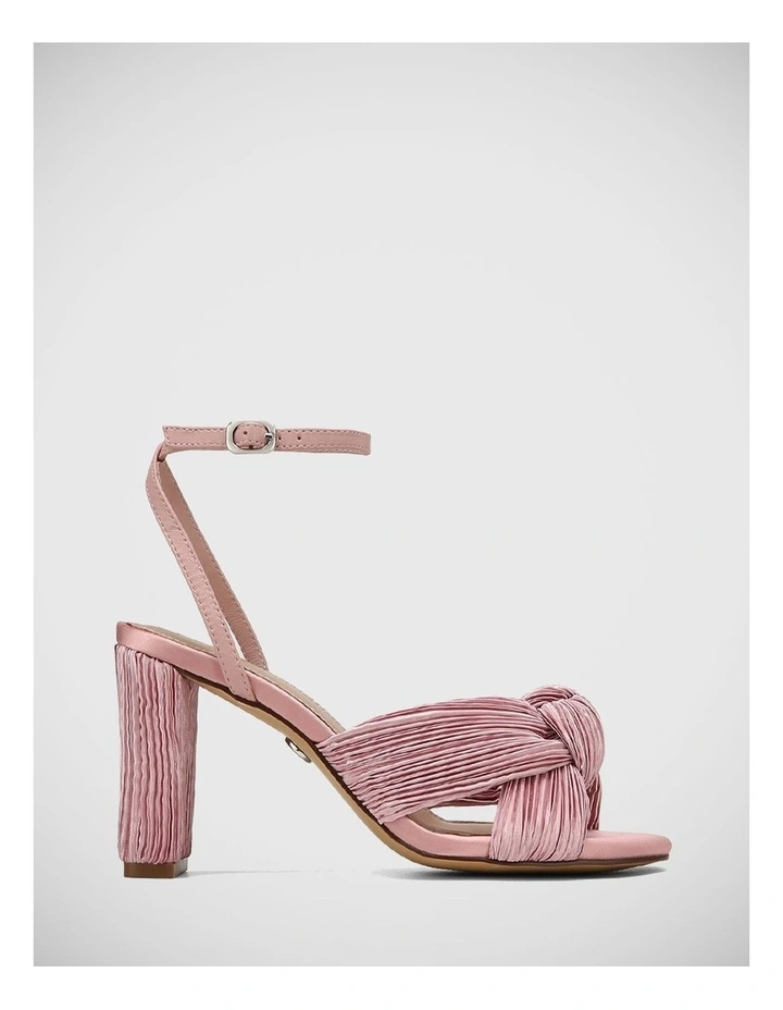 Razel Recycled Satin Sandal in Blush