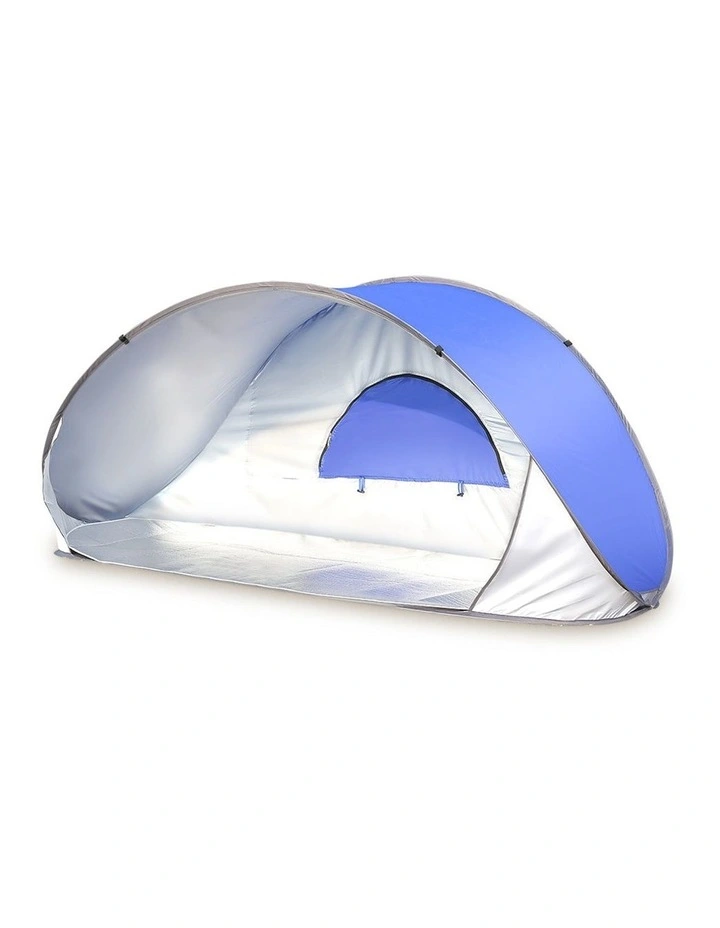 2-3 Person Portable Pop Up Beach Tent in Blue