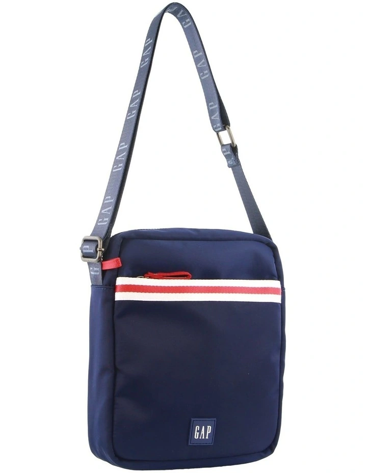 Nylon Travel Cross-Body Bag in Navy
