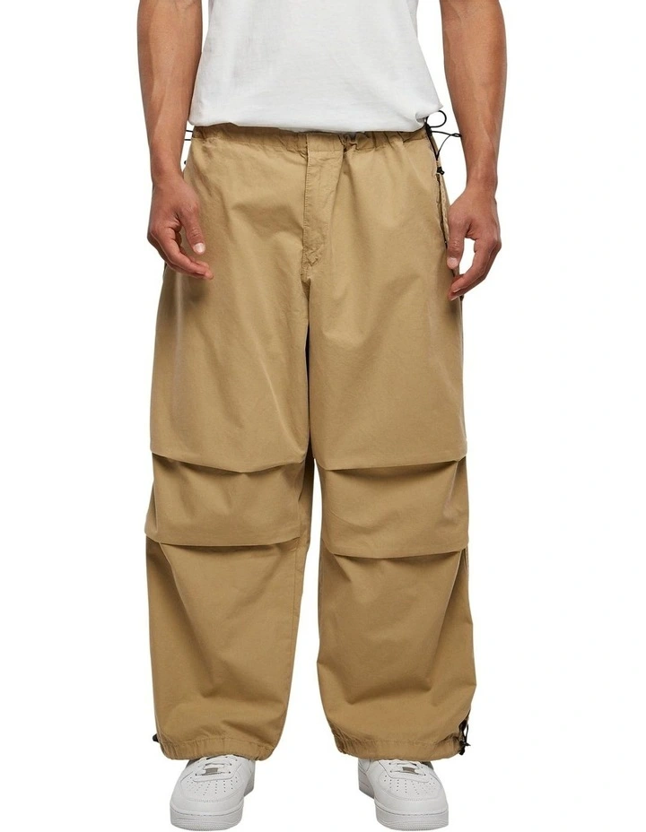 Wide Cargo Pants in Union Beige