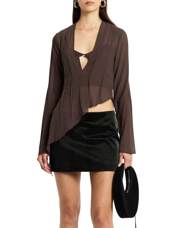 Polaris Top in Chocolate