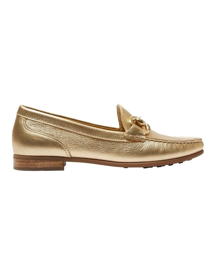 Tuscany Loafers in Gold Metallic