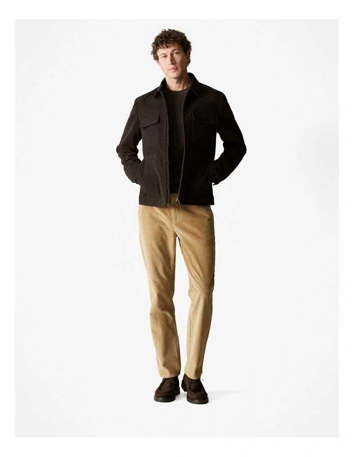 Relaxed Fit Corduroy Pant in Rich Tan