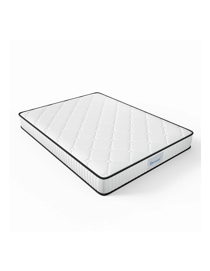Medium Firm King Single Spring Mattress in White