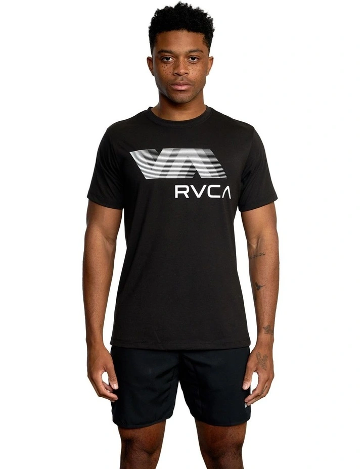 VA Blur Short Sleeve T-shirt in Black