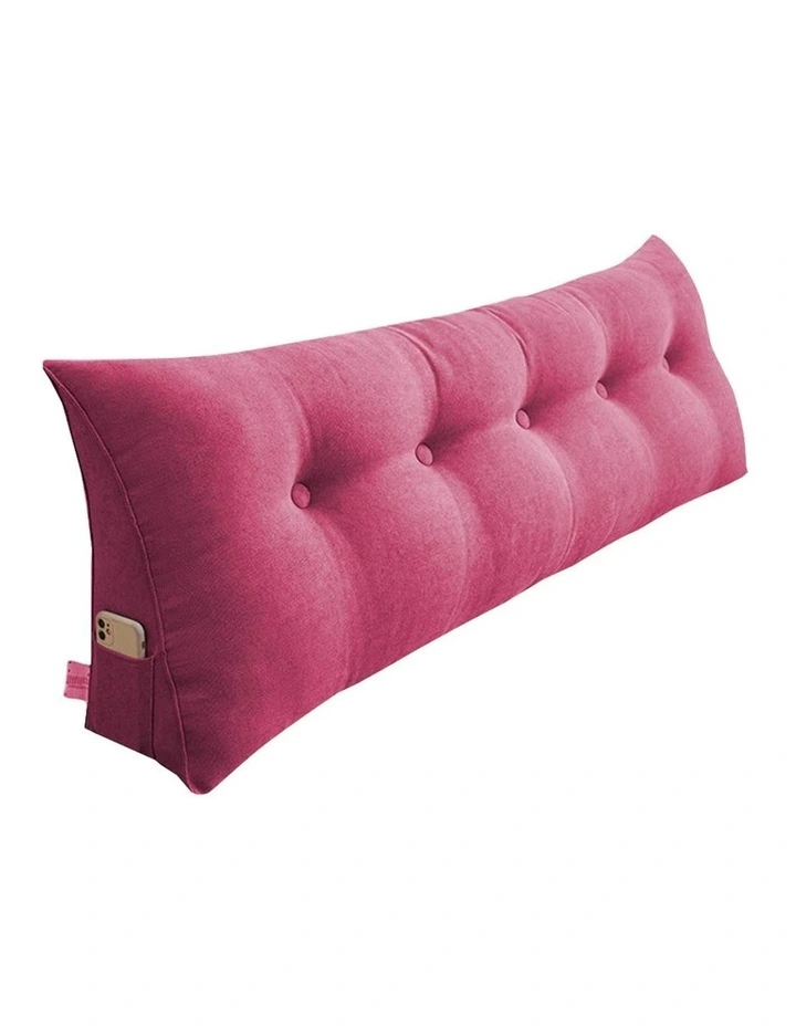 Triangular Wedge Bed Pillow 180cm in Pink