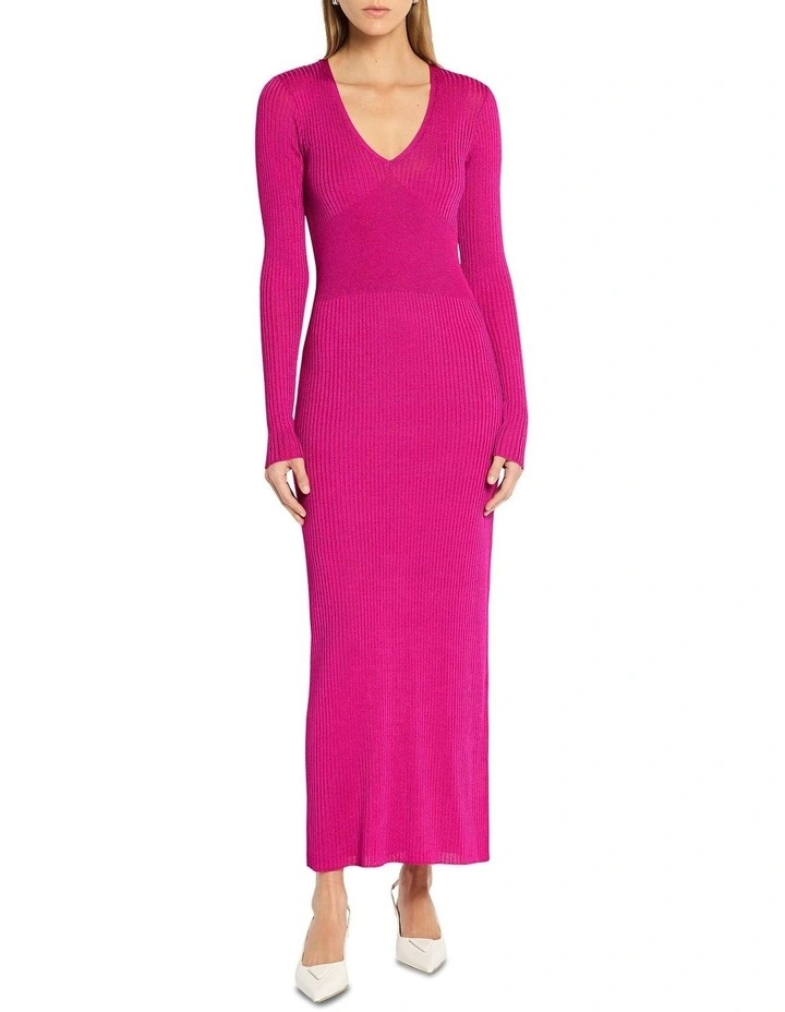 Ryder Knit Dress in Candy Pink