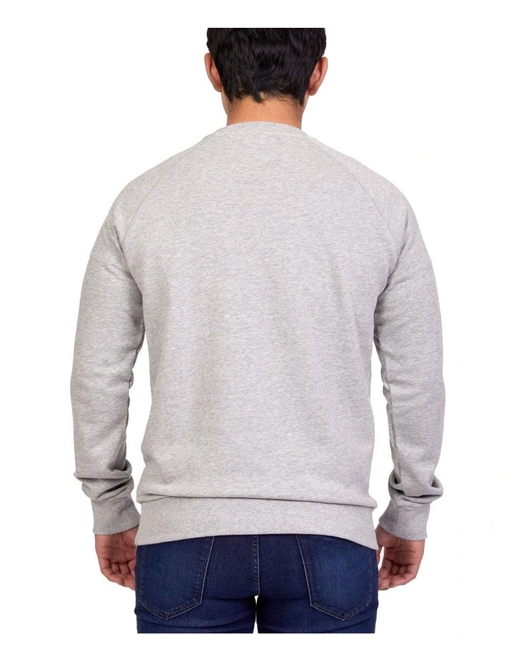 Todd Crew Neck T-Shirt Grey Melange