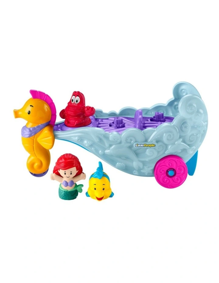 Little People Disney Princess Ariels Light-Up Sea Carriage