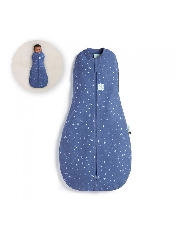 ErgoPouch Cocoon Swaddle Organic Cotton Baby Sleep Bag TOG 1.0 Size 0000 Sky