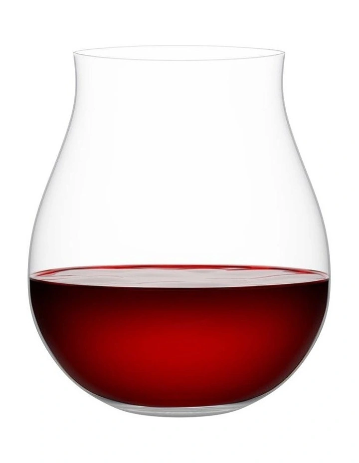 Stemless RedB+ Glass Set Of 4 in Clear