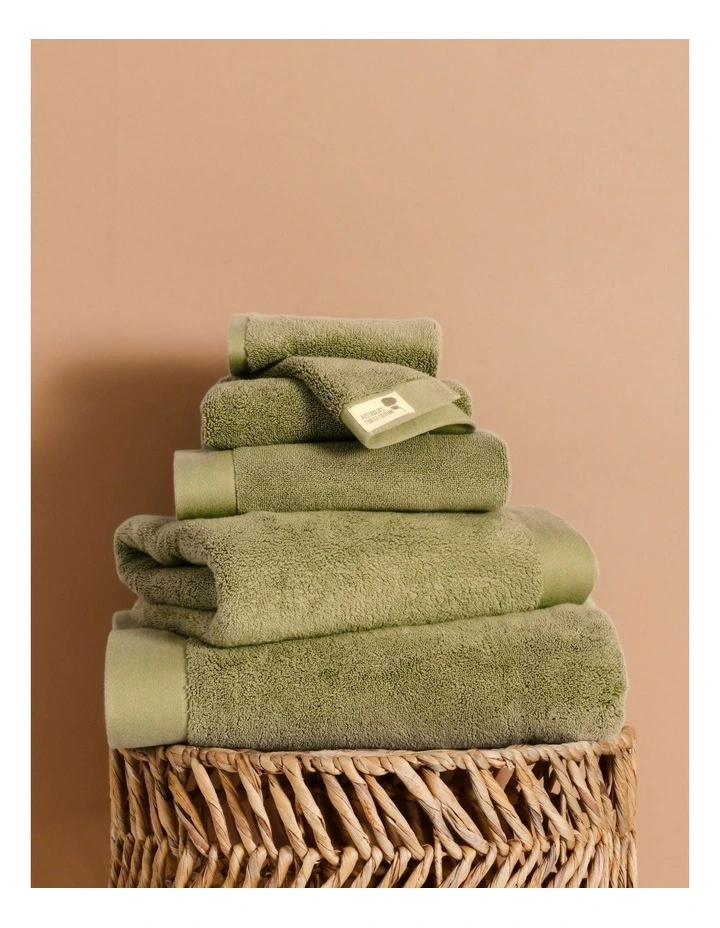 Australian Cotton Towel Range in Shrub