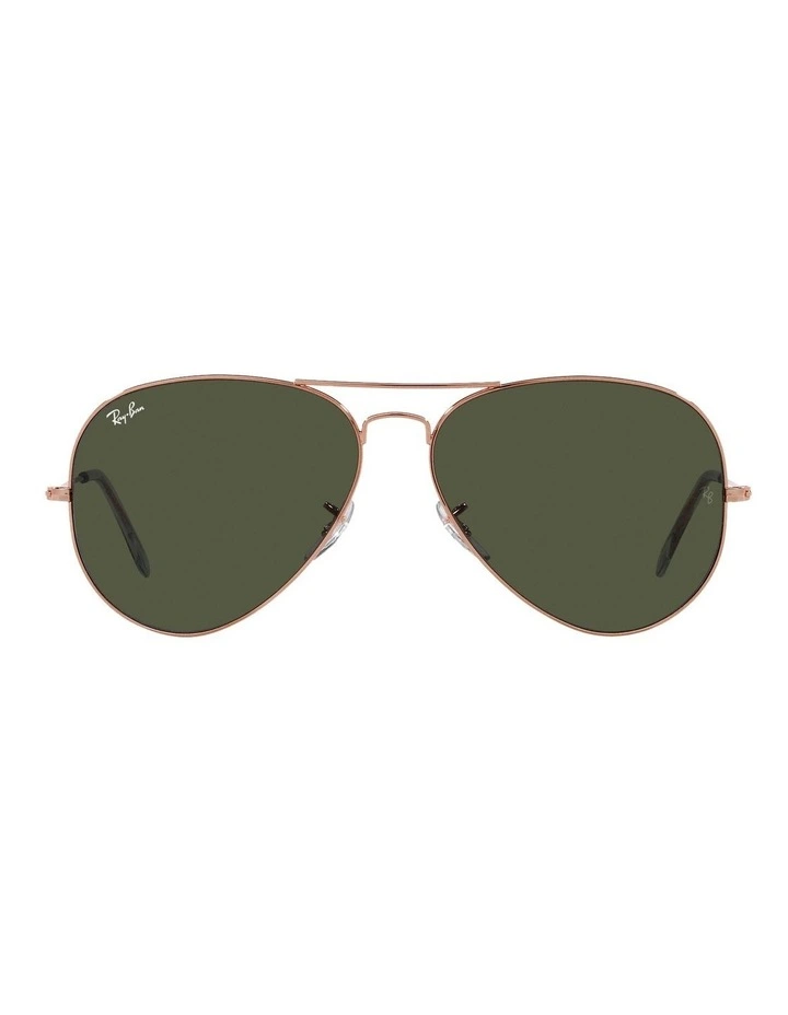 Aviator Sunglasses in Rose Gold