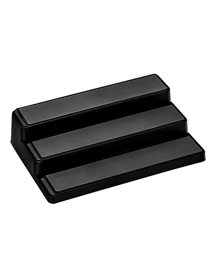 3-Tier Expandable Shelf Organiser 38x25x9cm in Carbon