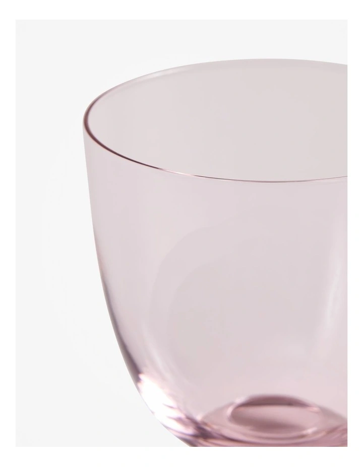 Ester Cocktail Glass Set Of 2 in Sugar Pink