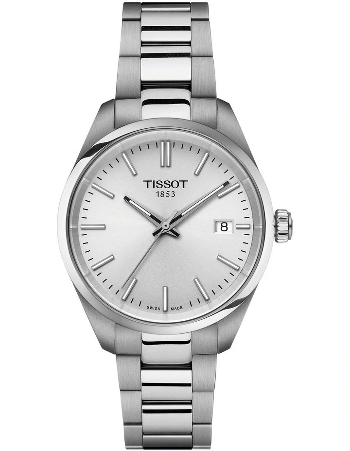 PR 100 34mm T1502101103100 Watch in Silver
