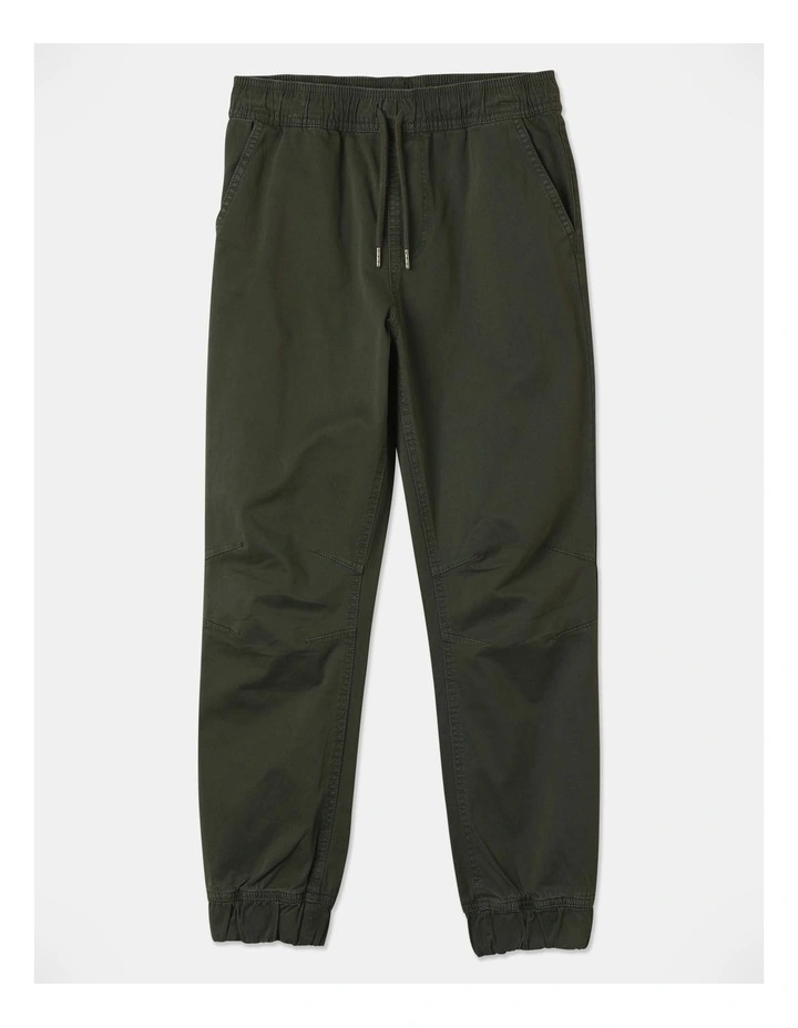 Pull on Chino in Khaki
