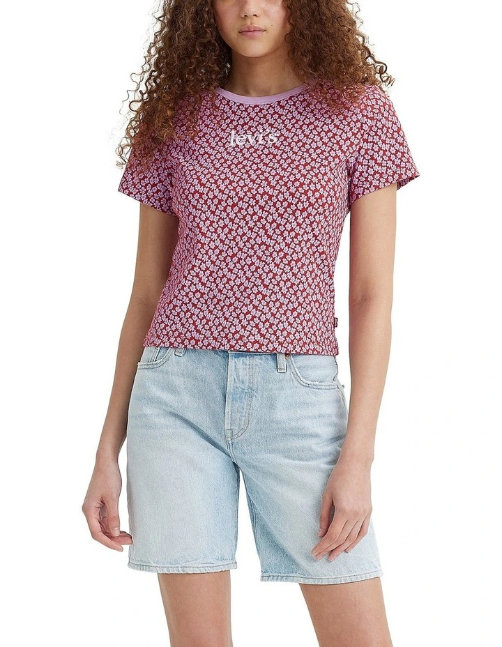 Graphic Rickie T-shirt in Purple