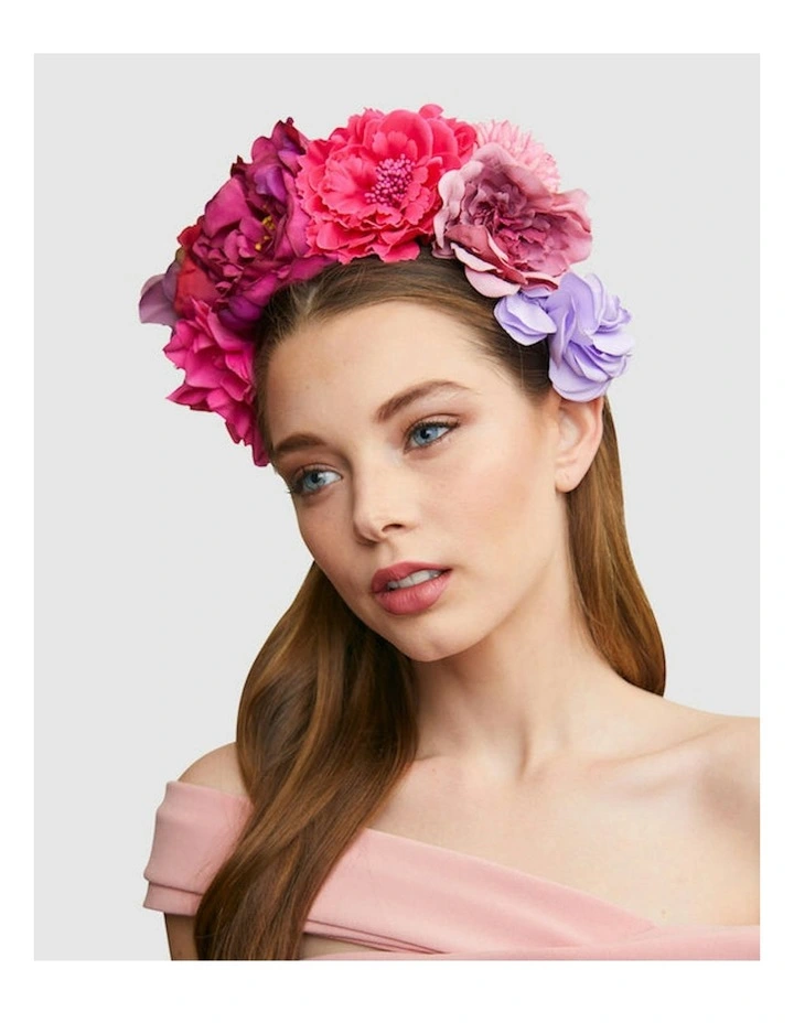 Friday Flower Crown in Purple