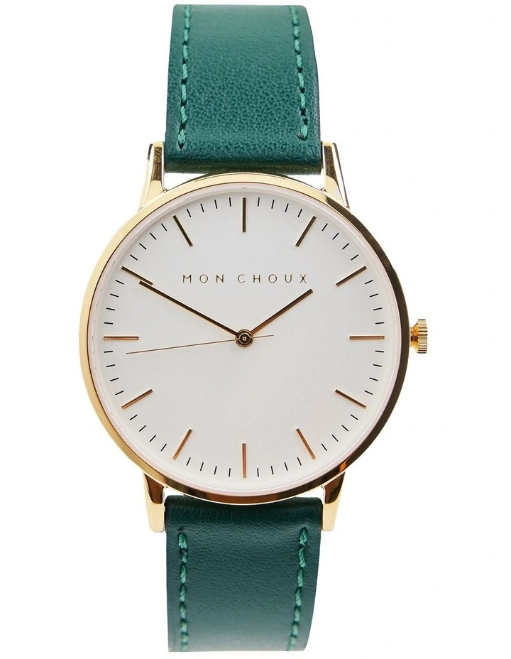 Classic Vine Grape Vegan Leather Watch 38mm in Gold