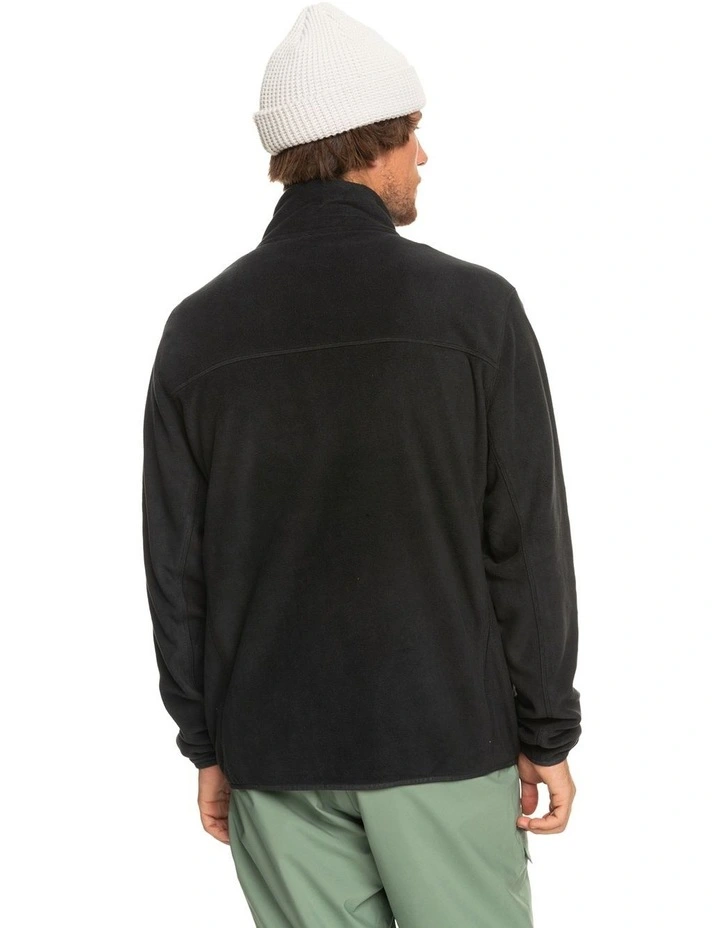 Peak Point Technical Fleece Sweater in True Black