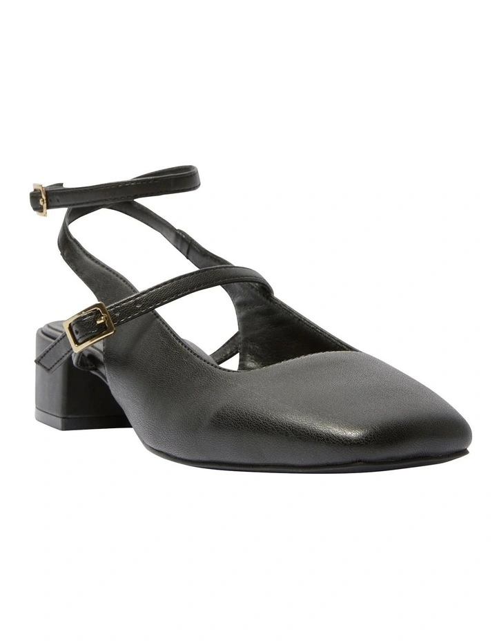 Melody Heeled Shoes in Black